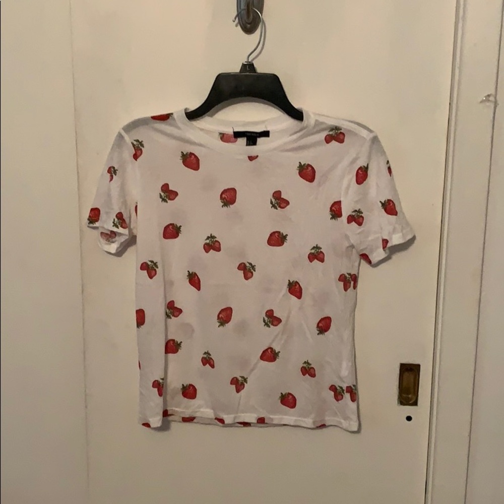 Strawberry Print Tee
